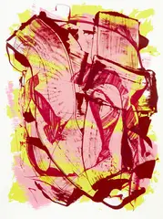 Untitled by Judy Millar, screenprint, 25/60, offered Feb 2019