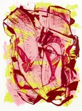 Judy Millar, Untitled, screenprint, 25/60