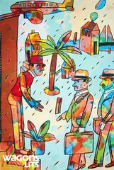 Antonio Seguí, Wagons Lits 1987, French travel poster