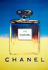 Chanel 1997 by Andy Warhol, vintage poster printed for the Foundation for the Visual Arts/Artist Rights Society, New York, sold Feb 2019
