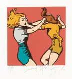 Dick Frizzell, Scrap, lithograph, A/P