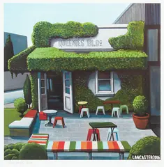 Josh Lancaster, Queenies, lithograph, 2/10