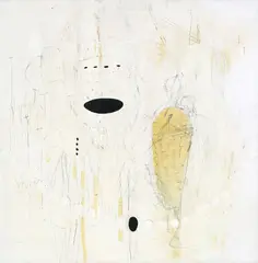 Untitled by Séraphine Pick, oil and graphite on canvas, sold Feb 2019