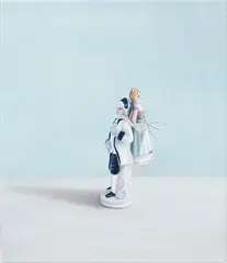 The Lovers by Emily Wolfe, oil on canvas, offered Feb 2019
