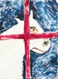 Selena Gerzic, Dog Horse, oil on canvas