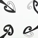 Tracey Tawhaio, Untitled, ink on canvas