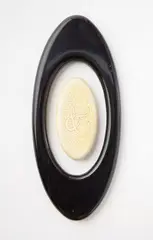 Set 5 by Julia Morison, lacquer and acrylic on wood, two parts, offered Feb 2019