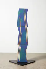 Diagonal Resist by Keith Blight, glazed ceramic, offered Feb 2019