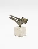 Edgar Mansfield, Animism sculpture, cast bronze on stone plinth