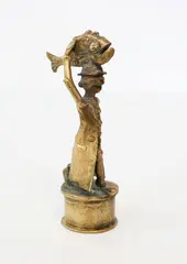 Paul Beadle, Man with Fish, cast bronze