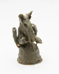 et al., Clay Mule sculpture, cast resin
