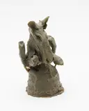 et al., Clay Mule sculpture, cast resin