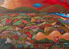 Alan Taylor, Untitled, oil on board