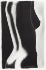 Andrew Barnes-Graham, Untitled (Figure Study), pastel on paper