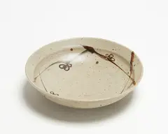 Stoneware bowl by Len Castle, with tenmoku gestural decoration, sold Feb 2019