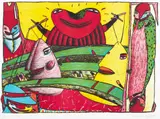 Jennifer Dolezel, The Game of Love, screenprint, 13/36