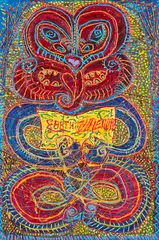 Emily Karaka, Katu Te Awa, oil on canvas