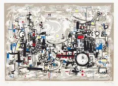 Film Set by Ted Dutch, silkscreen print, 25/48, offered Feb 2019