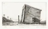 Grahame Sydney, Cookshop, Lowburn, etching, 7/40