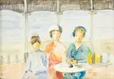 Patricia France, On a Verandah in Australia