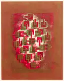 Theodorus Johannes Schoon, Lollypop Tune Gold, silkscreen print, 1/25
