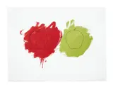 Billy Apple, Cut, off-set lithography on T. H. Saunders paper, edition of 25