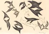Robert Jesson, Untitled (Sculpture study), graphite on paper