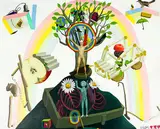 Andrew McLeod, Spring House, acrylic on canvas