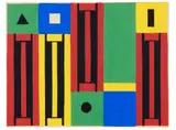 Gordon Walters, Untitled, gouache on paper, 1955