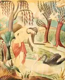 Girl with Swans, Art+Object 2018