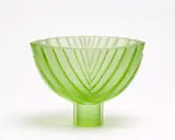 Ann Robinson, Side Carved Flax Pod, cast glass