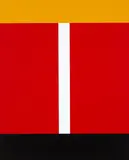 Chris Heaphy, Untitled (Yellow, Red, Black), acrylic on canvas