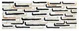 Peter Robinson, Untitled, acrylic, oilstick and bitumen on paper, diptych