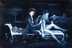 Séraphine Pick, The Couch, oil on linen canvas