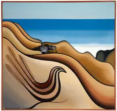 Don Binney, Summer Fernbird II, oil on canvas