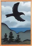 Don Binney, Beyond Kuataika, oil on canvas