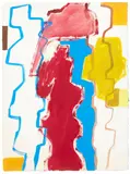 Julian Dashper, Matauri II, acrylic on paper