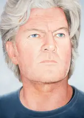 Martin Ball, Tim Finn, oil on canvas