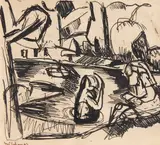 Colin McCahon, Bathers No. 4