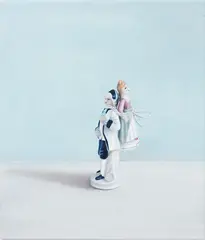The Lovers by Emily Wolfe, oil on canvas, offered Oct 2018