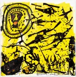 Locust Jones, Breaking Laws, oil and ink on paper