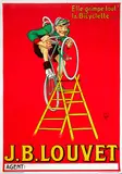 J B Louvet, Bicyclette, vintage print, c. 1930