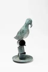 Kaka Tower by Greer Twiss, patinated bronze, sold Oct 2018