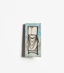 Brooch by Ted Dutch, ceramic, sold Oct 2018
