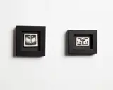 Ted Dutch, Monochrome ceramic tiles, in low relief framed ceramic