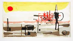 Ted Dutch, Red Machine, silkscreen print, 47/48