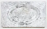 Peter Panyoczki, Untitled – white sphere, mixed media on canvas