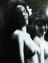 Les Cleveland, Pussy Galore and Teddy Bear, gelatin silver print