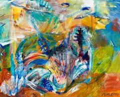 Studio by Penny Otto, oil on canvas, offered Oct 2018