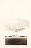 Marilynn Webb, Cloud Landscape Central Otago I, linocut, proof